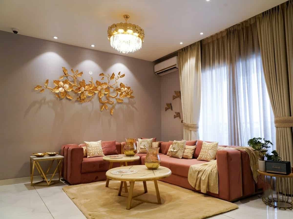 Living Room Interior — Escon Primera, Zirakpur